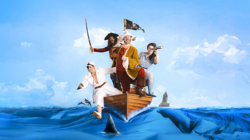 Jim och Piraterna Blom – genrep