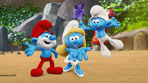Party med Smurfarna